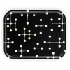 Classic Tray Dot Pattern Dark Tablett