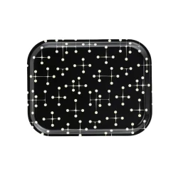 Classic Tray Dot Pattern Dark Tablett