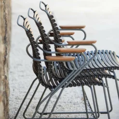 Click Gartenarmlehnstuhl mit niedriger Lehne