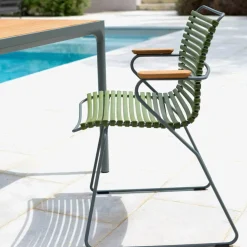Click Gartenarmlehnstuhl mit niedriger Lehne