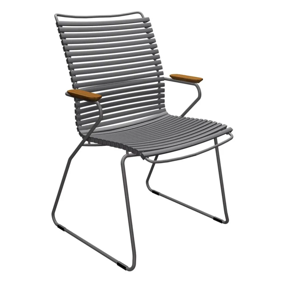 Click Outdoor Armlehnstuhl mit hoher Lehne