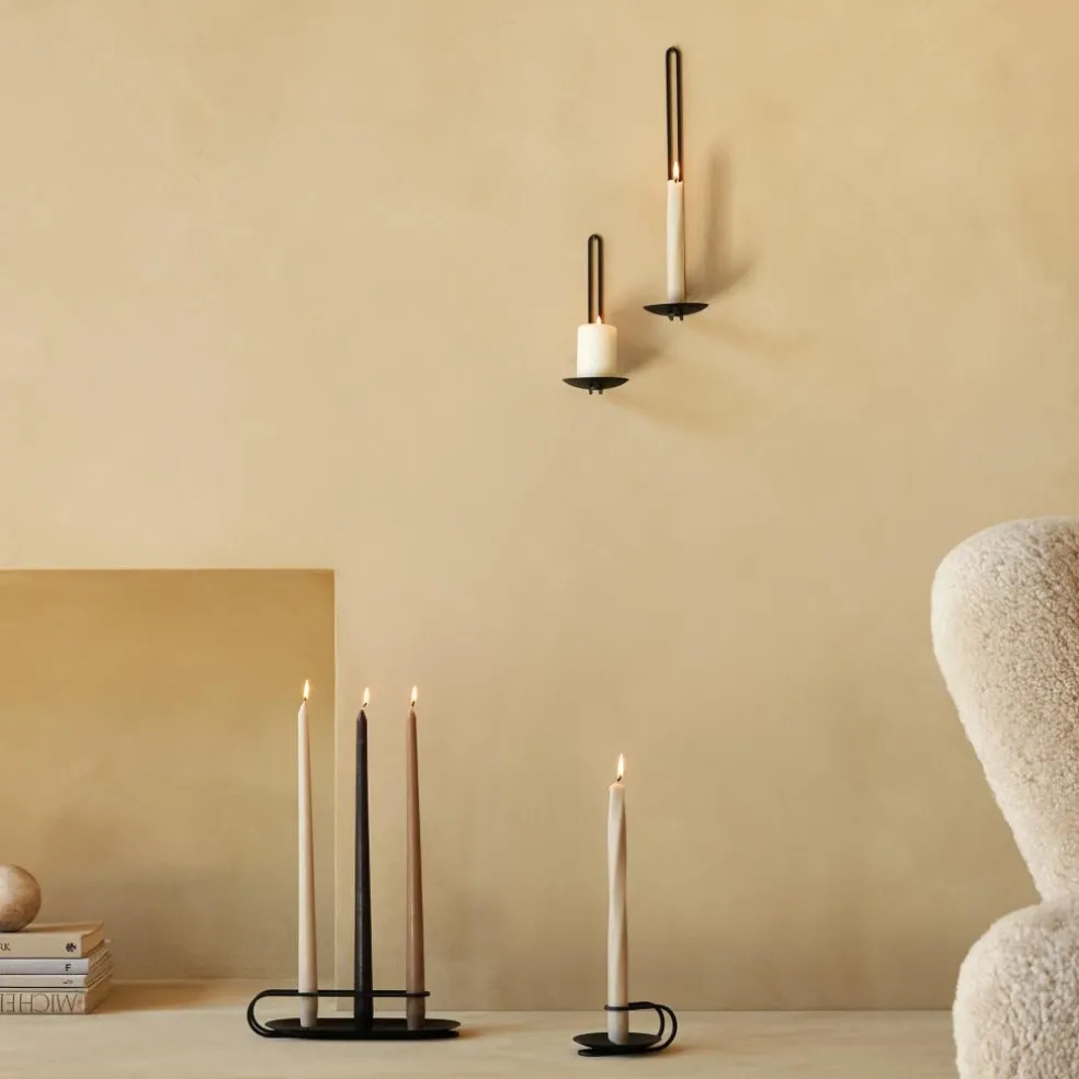 Clip Wandkerzenhalter H 34cm