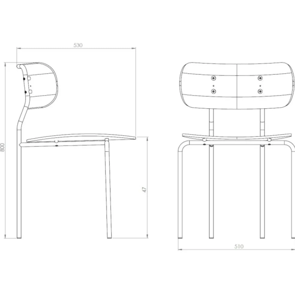 Coco Stuhl Vollpolsterung