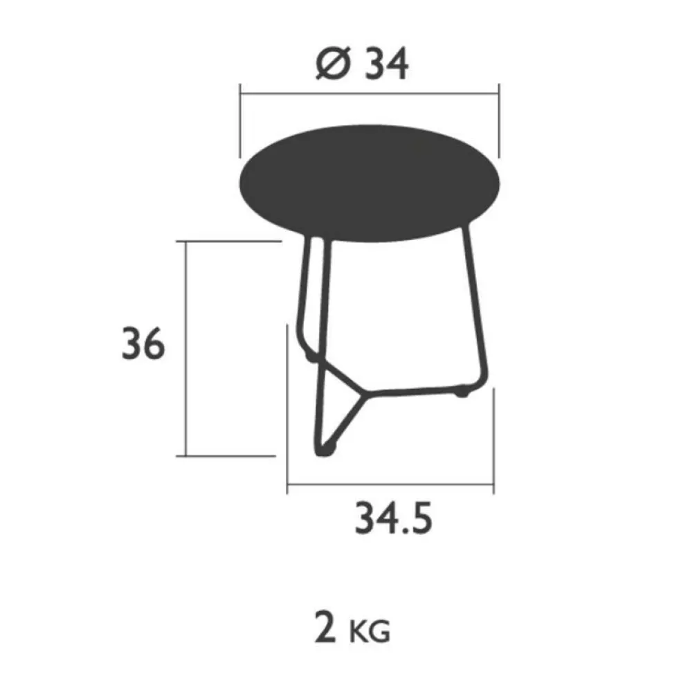 Cocotte Garten-Beistelltisch/ Hocker