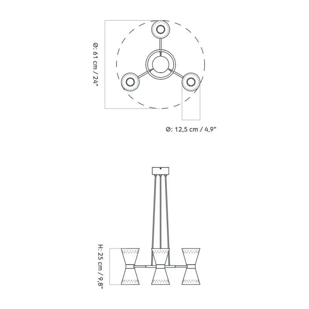 Collector 3 Kronleuchter