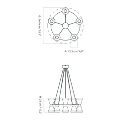 Collector 5 Kronleuchter