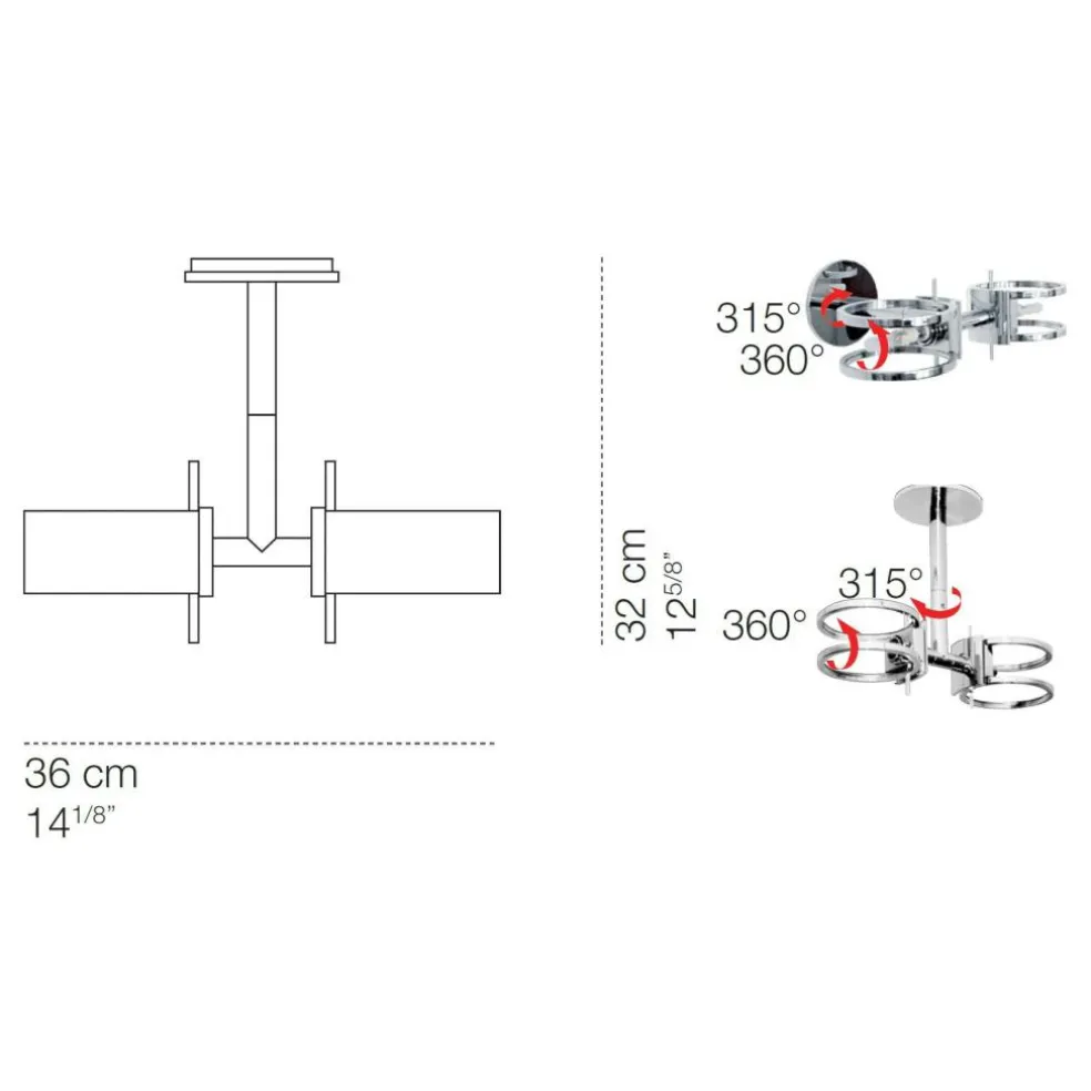 Componi200 Due Wandleuchte