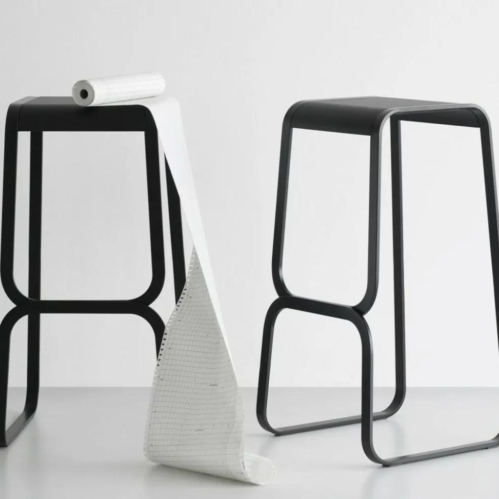 Continuum S108 Barhocker Sitzfläche Multiplex 80cm