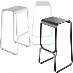 Continuum S108 Barhocker Sitzfläche Multiplex 80cm
