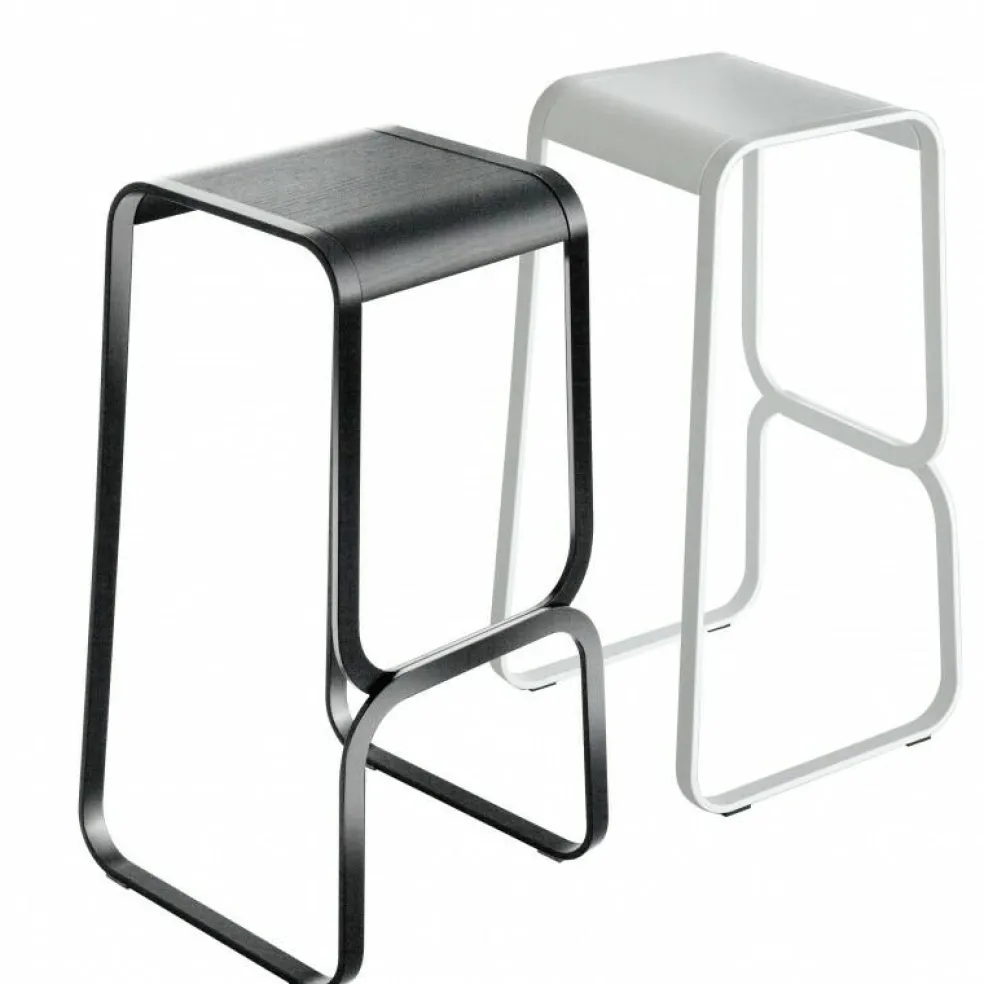 Continuum S108 Barhocker Sitzfläche Multiplex 80cm