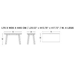 Copenhague CPH Deux 215 2.0 Sitzbank