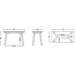 Copenhague CPH Deux 215 2.0 Sitzbank