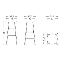 Cornet Barhocker 75cm