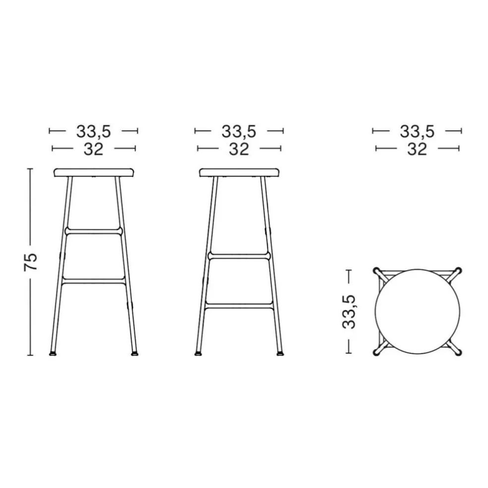 Cornet Barhocker 75cm
