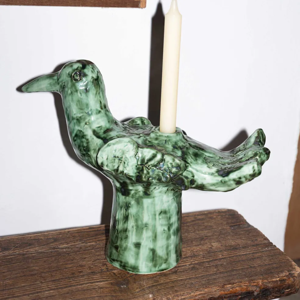 Cosas Lindas Kerzenhalter grün