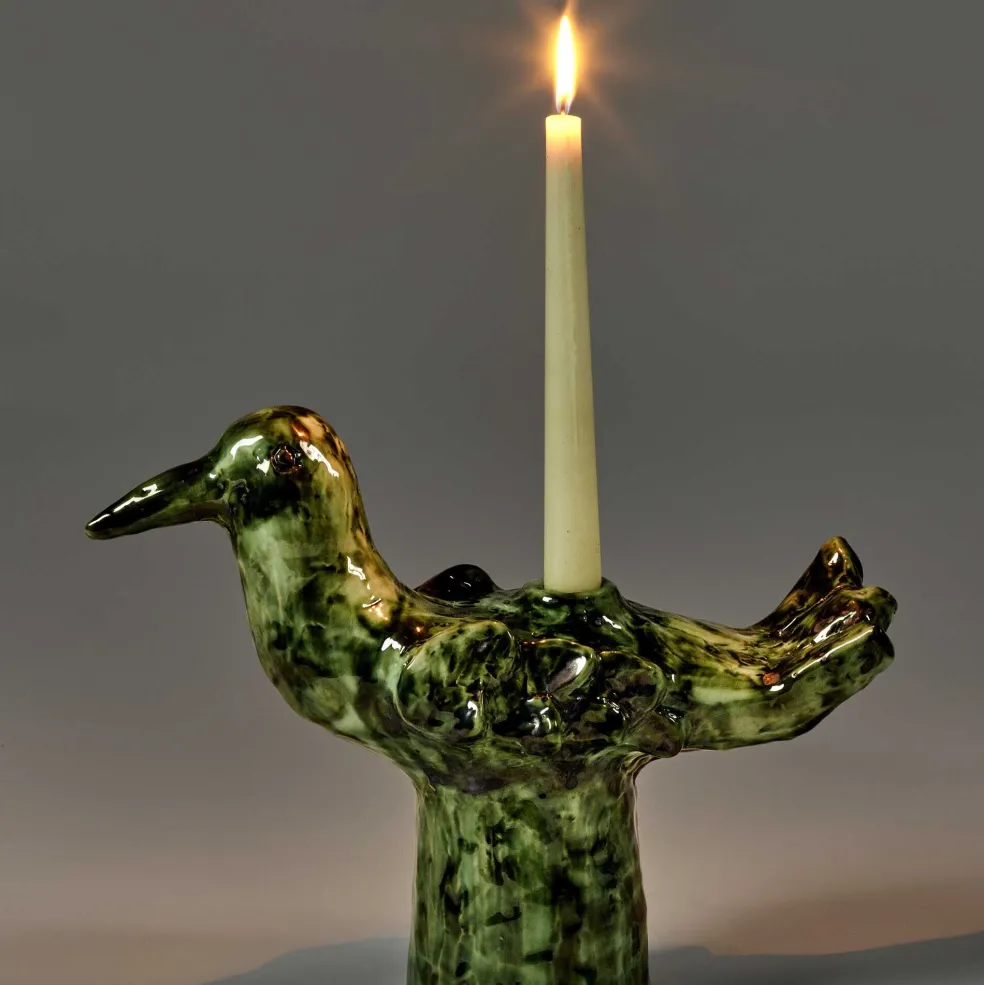 Cosas Lindas Kerzenhalter grün