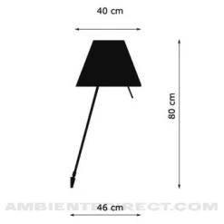Costanza Parete Wandleuchte Fix/An-Aus