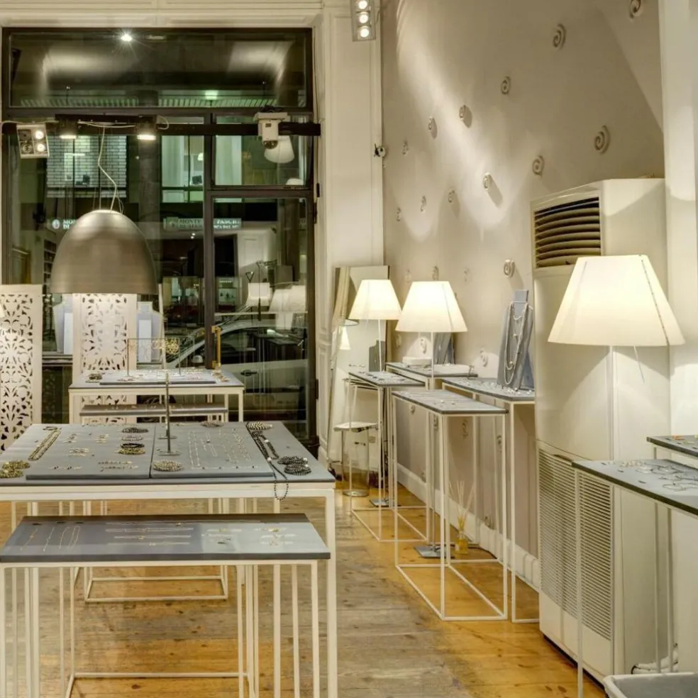 Costanza Terra Stehleuchte Teleskop/Dimmer