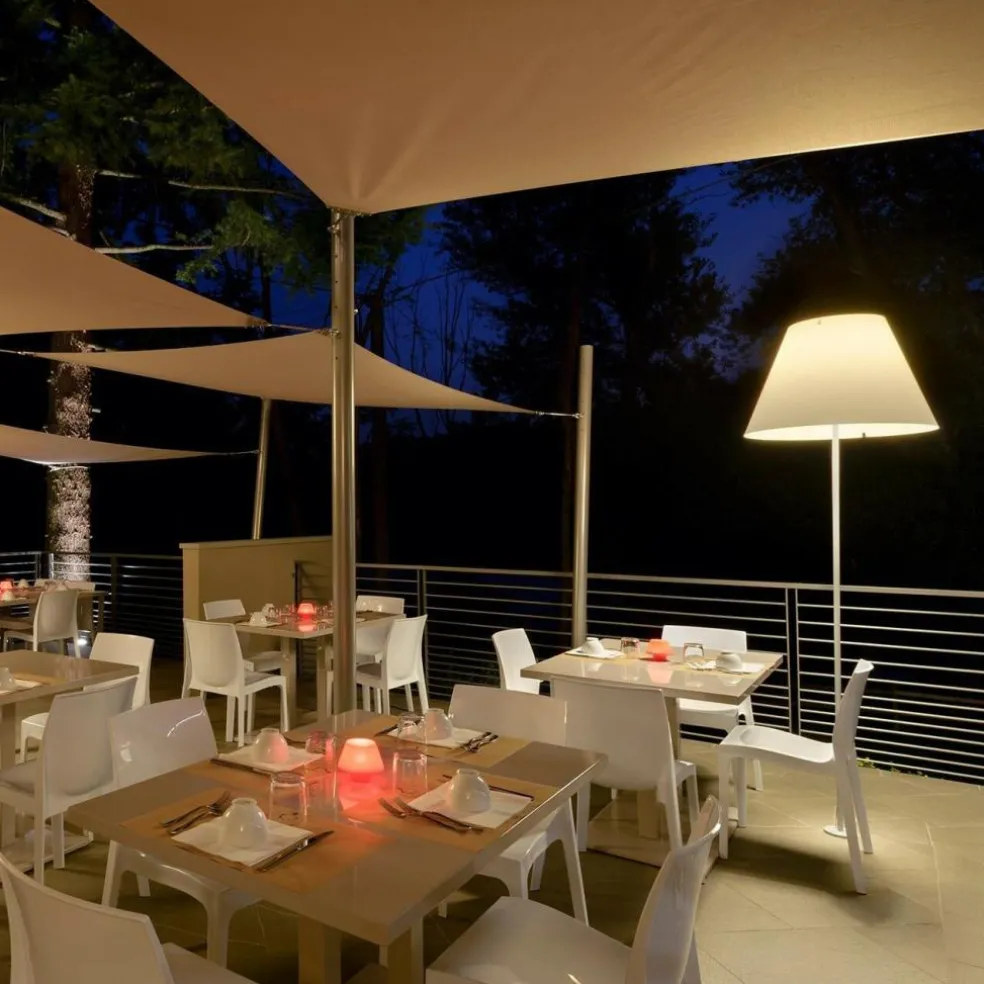 Costanza Terra Stehleuchte Teleskop/Dimmer