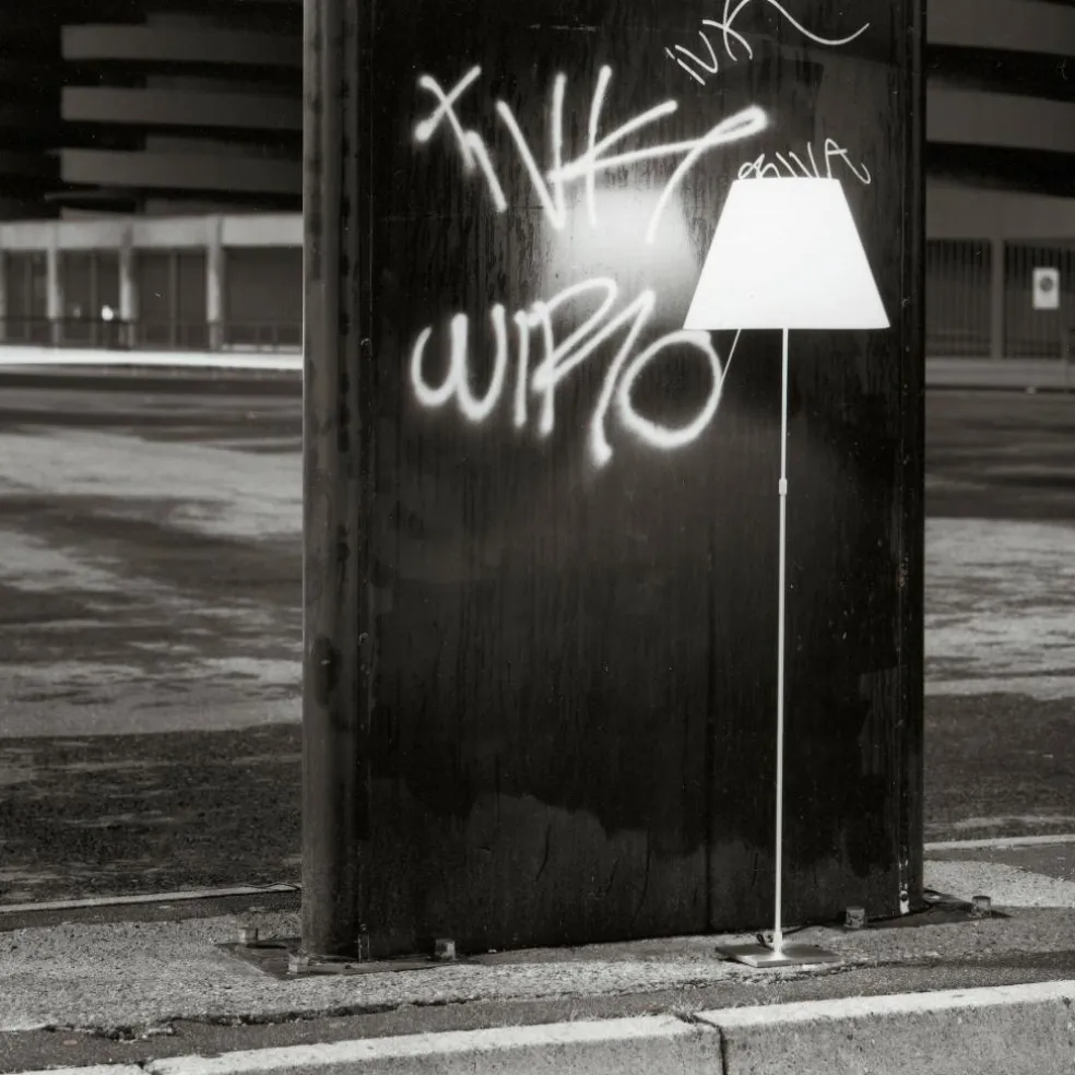 Costanza Terra Stehleuchte Teleskop/Dimmer