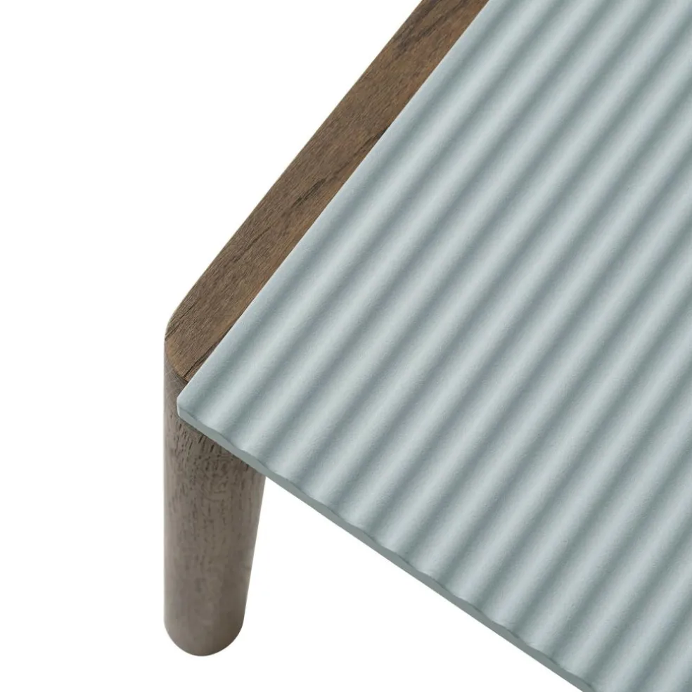 Couple Couchtisch 120x84x35 cm gewellt