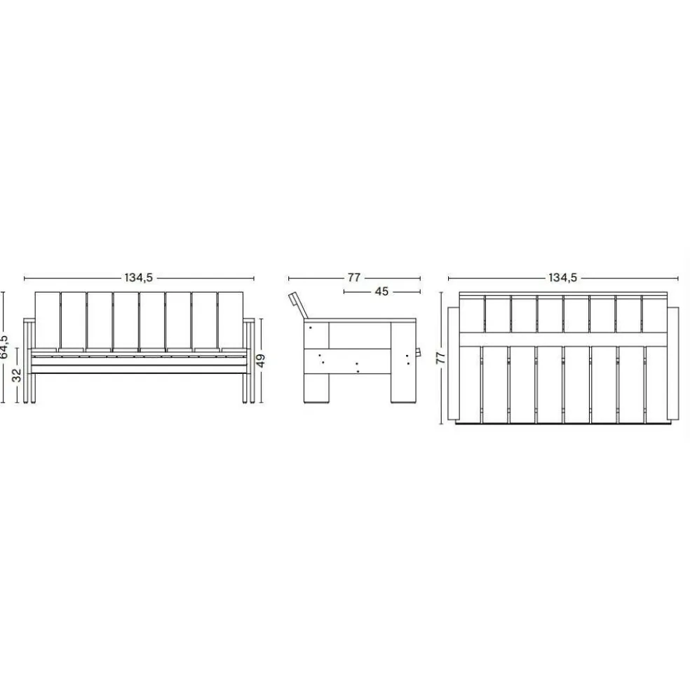 Crate Garten Lounge Sofa