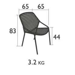 Croisette Gartensessel