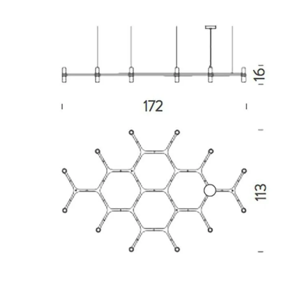 Crown Plana Mega Kronleuchter
