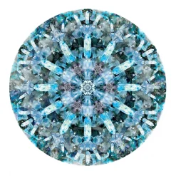Crystal Ice Teppich rund
