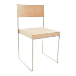 Cuba S56 Stuhl Sitzfläche Holz stapelbar