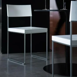 Cuba S56 Stuhl Sitzfläche Holz stapelbar