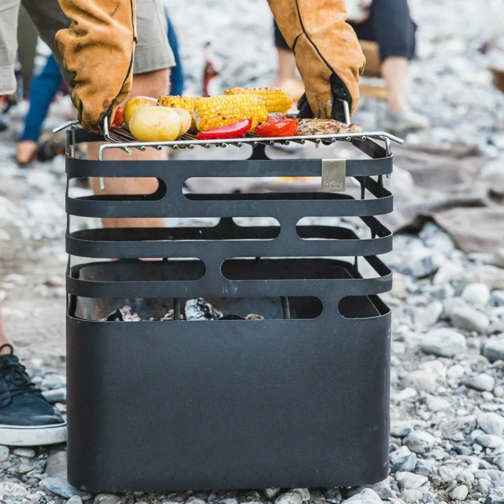 Cube Grillrost für Feuerkorb