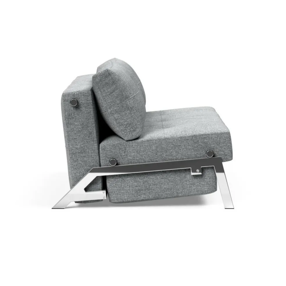 Cubed 140 Schlafsofa Chrom 145x103cm