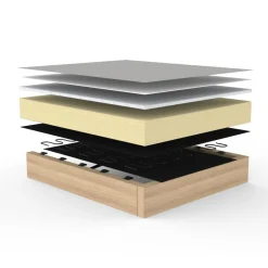 Cubed 140 Schlafsofa Chrom 145x103cm