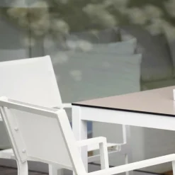 Cubic Gartenarmlehnstuhl 4er Set