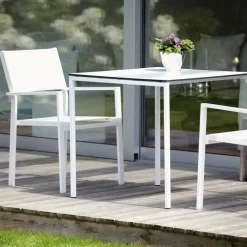 Cubic Gartenarmlehnstuhl 4er Set