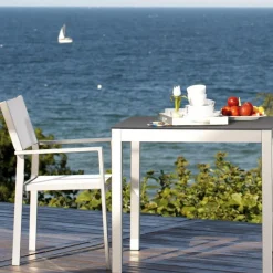 Cubic Gartenarmlehnstuhl 4er Set