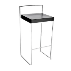 Cubo S62 Barhocker Sitzfläche Leder H65cm