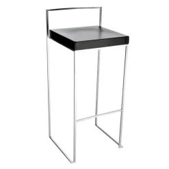 Cubo S62 Barhocker Sitzfläche Leder H75cm