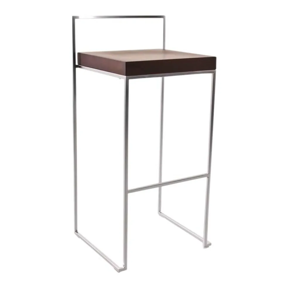 Cubo S62 Barhocker Sitzfläche Massivholz H65cm