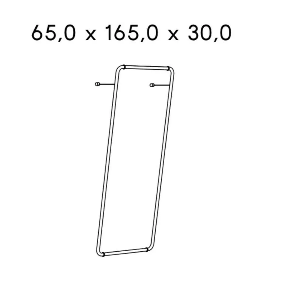 Curve Wandgarderobe B 65cm