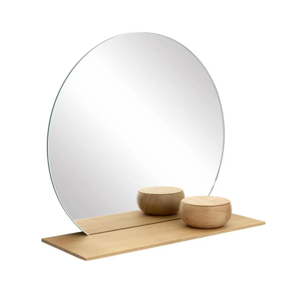 Cut Ablagebord mit Spiegel Ø 45cm