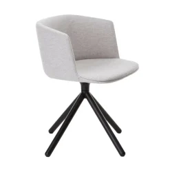 Cut S148 Armlehnstuhl Gestell schwarz gepolstert