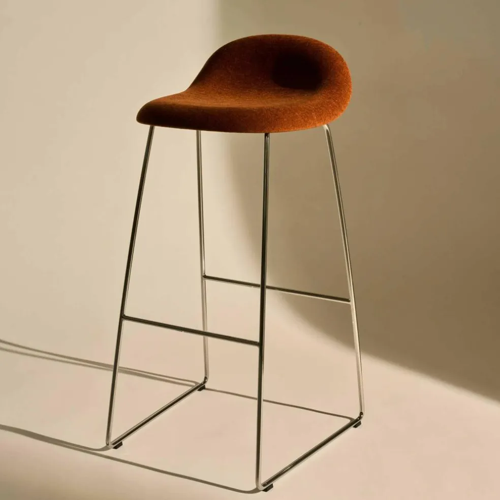 3D Barstuhl gepolstert