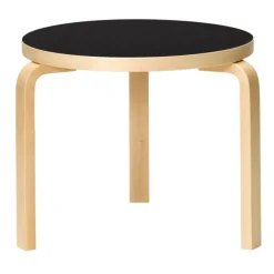 90D Beistelltisch Gestell klar lackiert