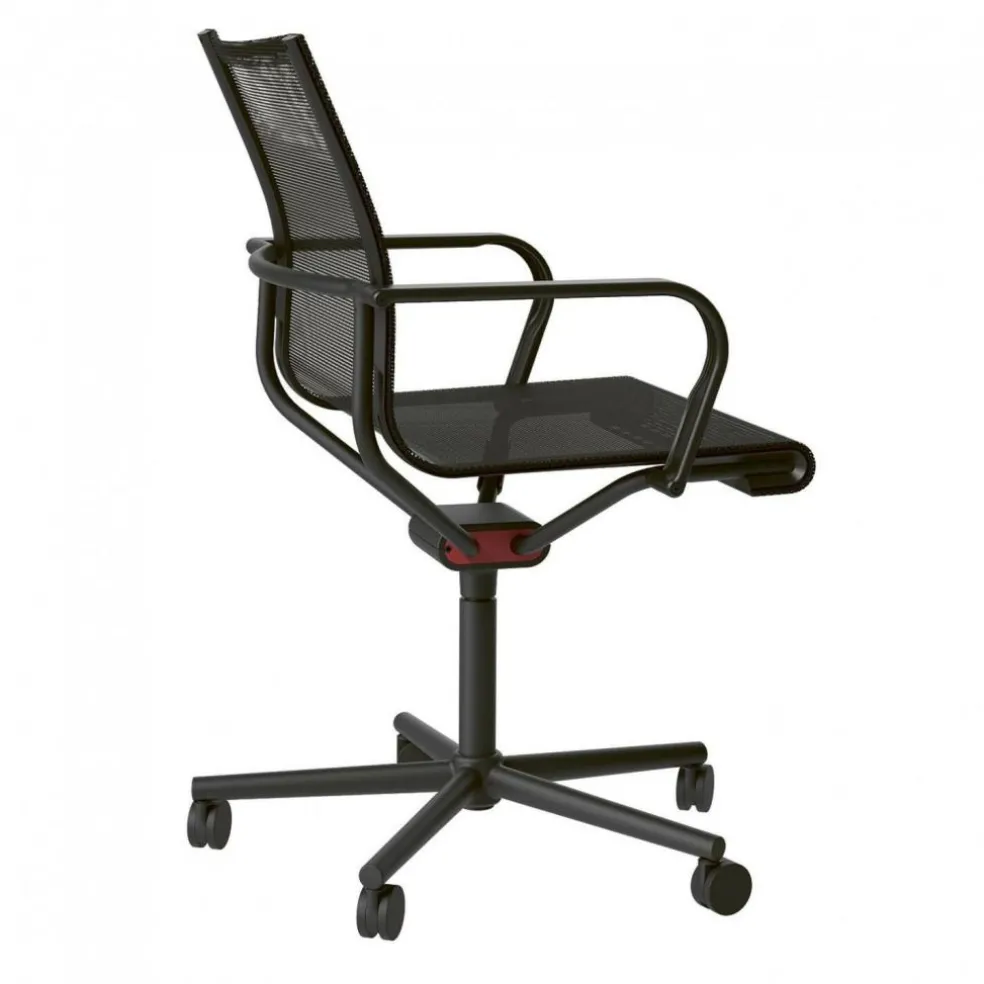 D1 Bürostuhl mit Armlehne & Rollengestell