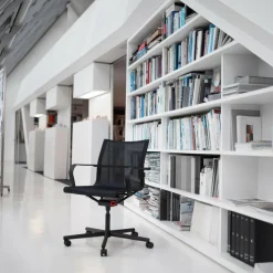 D1 Bürostuhl mit Armlehne & Rollengestell