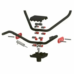 D1 Bürostuhl mit Armlehnen 4-beinig