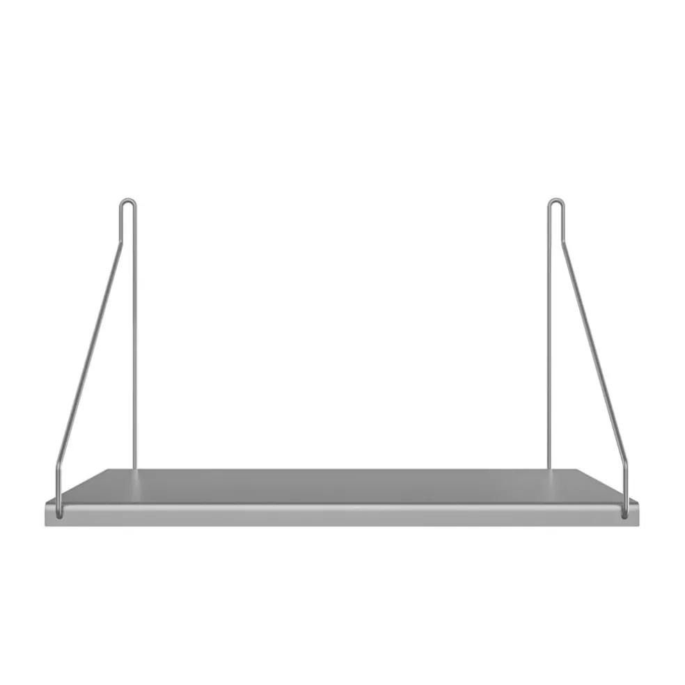 D27 Wandregal Edelstahl