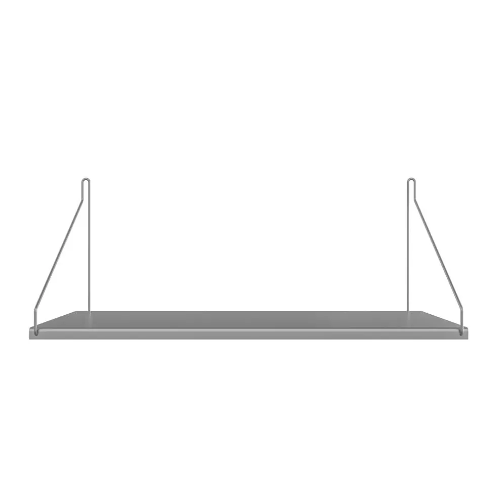 D27 Wandregal Edelstahl